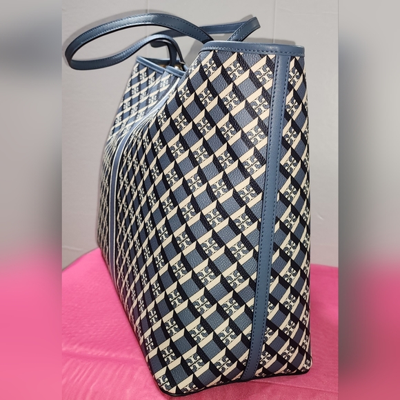 Tory Burch Geo Logo Tote Bag - Picture 3 of 10